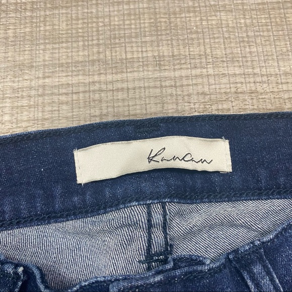 Kancan Moto Leg Distressed Skinny Jeans Blue - Picture 7 of 8